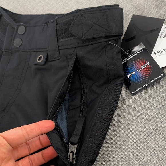 Brand New!! Kids Arctix Insulated Black Snow‎ Pants M (10/12) Wind Resistant - Picture 4 of 16